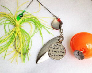 Customized Fishing Lure & Bobber Se t with removable tags of bible ...