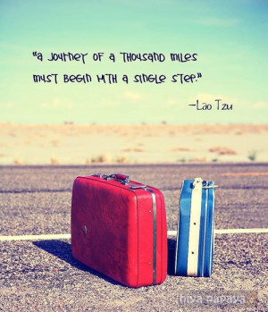 Most popular tags for this image include: journey, quote, lao tzu ...