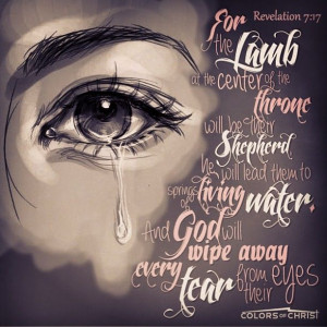 ... every tear from their eyes.’ ” (Revelation 7:9, 10, 17) Photo
