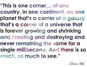 My favourite Doctor Who quote