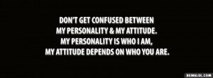 My Personality And Attitude Profile Facebook Covers