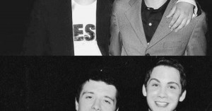 Josh Hutcherson and Logan Lerman