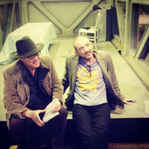 Mr Coster & Mr. Spader share a laugh before trying to kill one ...
