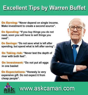 Buffet Tips of Wisdom www.askcamari.com