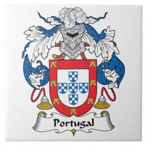 Portugal Family Crest Tile