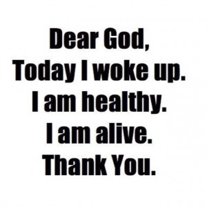 thank you God!