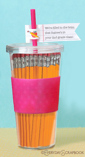 Cup with Pencils:
