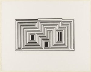 Josef Albers. Sanctuary from the series Graphic Tectonic, 1942 ...
