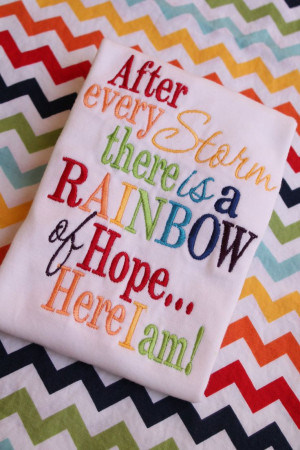 Rainbow Baby Onesie or Shirt by sarahsbabyemporium on Etsy, $18.00
