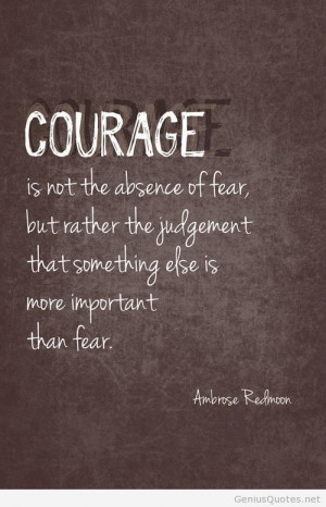 Famous courage quote 2014