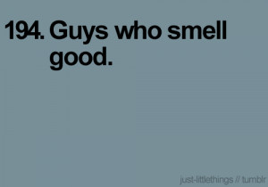 guys who smell good on Tumblr