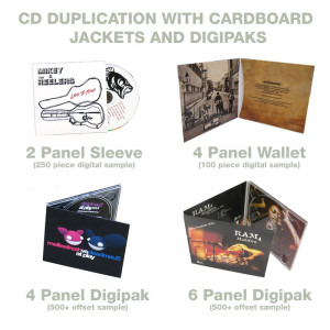 Instant pricing on your CD duplication package with cardboard sleeves ...