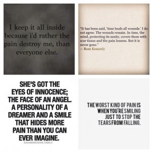 ... suffer in silence, than tell someone how I feel and risk hurting them