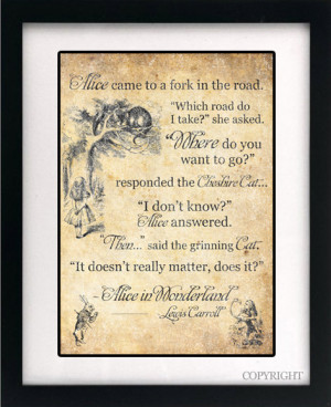 Alice in Wonderland Art Book Print - A3 or A4 Vintage Page Effect Wall ...