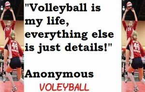 Volleyball and life