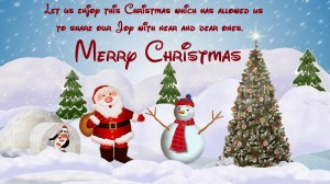 cute merry christmas wallpaper 2014 with quotes