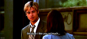 ... are, I don't think anyone will stay for dinner. Meet Joe Black quotes