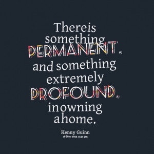Quotes Picture: there is something permanent, and something extremely ...