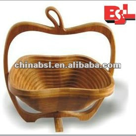 Bamboo Folding Apple Basket