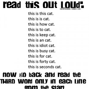 Read this out loud