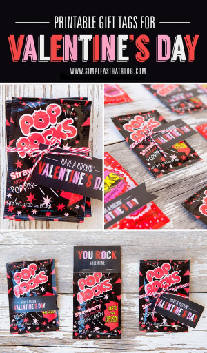 Printable Pop Rocks Valentine’s Day Gift Tags
