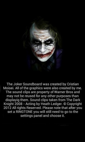 View bigger - The Joker Soundboard for Android screenshot
