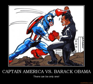 CAPTAIN AMERICA VS. BARACK OBAMA - There can be only one!