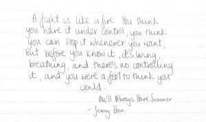 Tags: #we'll always have summer #Jenny Han #submission #hey-ungraceful