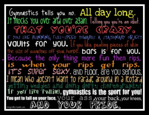 Stick It Gymnastics Quotes