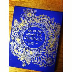 Painted Canvas with Quote by HansCanvs on Etsy More