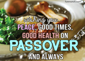 Wishing you good health on passover
