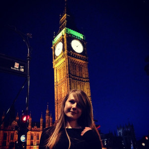 London Big Ben Night Selfie