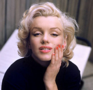 Marilyn Monroe in a 1953 image