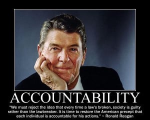 ... American precept that each individual is accountable for his actions