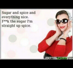 Sugar and spice