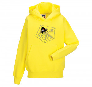 Details about Kids Unisex Funny Sayings Spider Web Hooded Sweatshirt ...