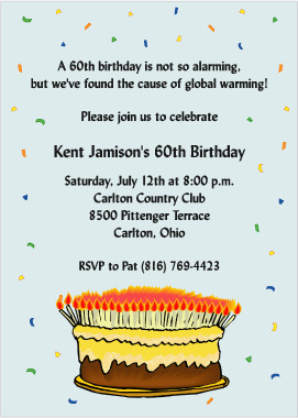 Funny 80th Birthday Party Invitation