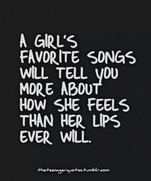 girl's favorite songs...