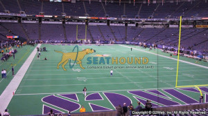 Mall of America Field At Hubert H Humphrey Metrodome Section Lower ...