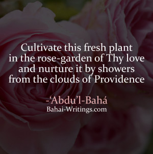 ... the clouds of Providence -‘Abdu’l-Baha (Baha’i Prayers, page 35