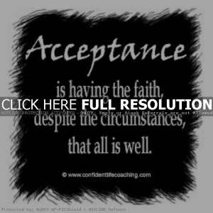 acceptance quotes, best, positive, sayings, faith