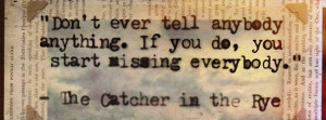 The Catcher In The Rye Facebook Covers