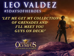 Leo’s final day and this sneak peek quote from Blood of Olympus is ...
