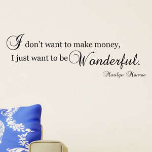 Marilyn-Monroe-Quote-Wall-Sticker-Be-Wonderful-Wall-Art-Decal-Decor ...