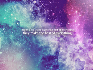 galaxy, girls, happy, love, quote, stars, word