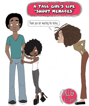 tall girl’s life : “Short menaces” – Meeting Short N Curly