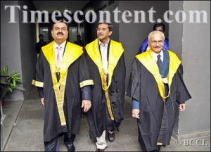 ... From left to right): Gautam Adani, Chairman of Adani Group, Pankaj