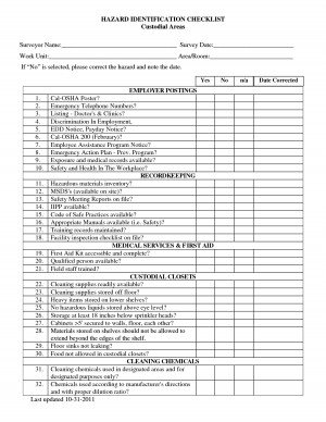 medical history checklist symptoms survey for work related