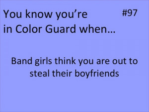Filed under color guard You know you're in guard when