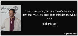 More Rob Morrow Quotes